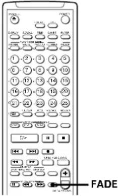 SONY MDSJA30ES - Entrée et sortie d'enregistrement en fondu (Fondu) - 1