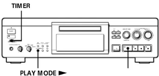 SONY MDSJA30ES - Playing an MD Using a Timer - 1