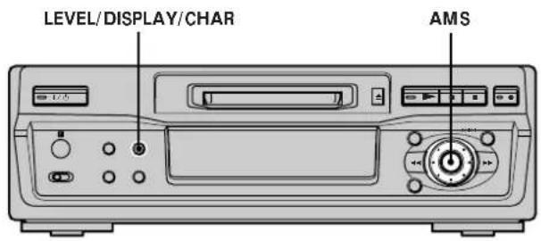 SONY MDSS40 - Ajustement du niveau d'enregistrement - 1