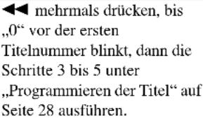 SONY MDSJE640 - Ändern des Programminhalts - 1