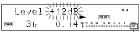 Level +12dB 3.4 100% 30 18 12 9 4 3 TRACK 3Tr 0.14