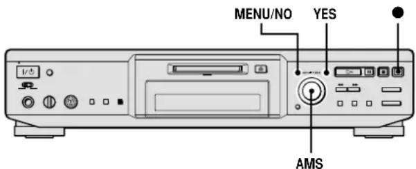 SONY MDSJE640 - Inscription des numéros de plage à l'enregistrement (marquage des plages) - 1