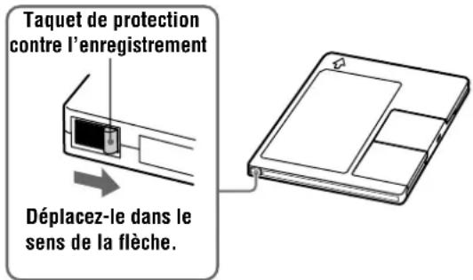 SONY MDSJE640 - Pour empêcher un effacement accidentel d'un enregistrement - 1
