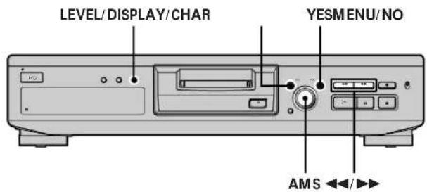 SONY MDSJE330 - Titrage d'une plage ou d'un MD - 1
