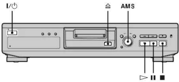 SONY MDSJE330 - Lecture d'un MD - 1