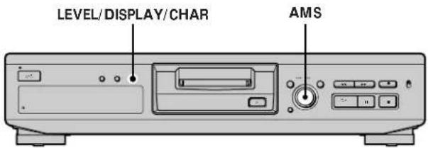 SONY MDSJE330 - Ajustement du niveau d'enregistrement - 1