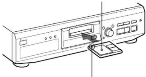 SONY MDSJE330 - Descripción de las partes del panel frontal - 1