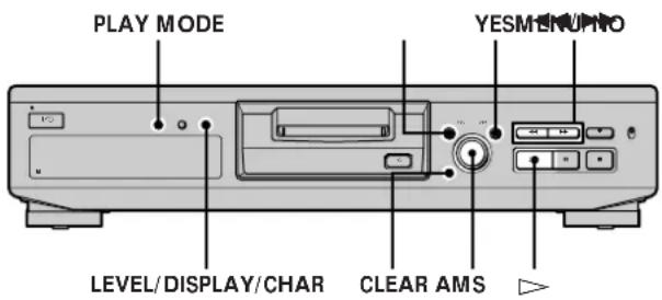 SONY MDSJE330 - Création de votre propre programme (Program Play — Lecture programmée) - 1