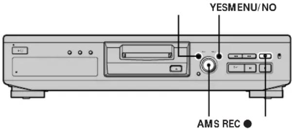 SONY MDSJE330 - Inscription de numéros de plage pendant l'enregistrement (Track Marking) - 1