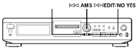 SONY MDSJE510 - Apagamento de gravações (função de apagamento) - 1