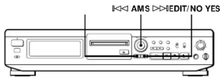 SONY MDSJE510 - Déplacement d'une plage enregistrée (fonction MOVE) - 2