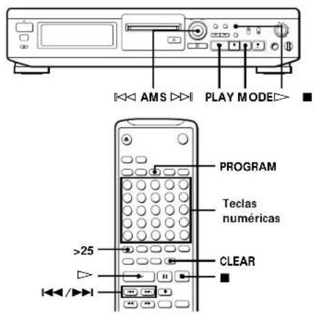 SONY MDSJE510 - Criação de seus próprios programas (leitura programada) - 1