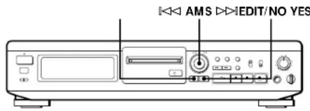 SONY MDSJE510 - Effacement d'un enregistrement (fonction ERASE) - 1