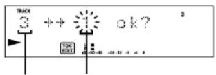 SONY MDSJE510 - Realocação de faixas gravadas (função de realocação) - 3