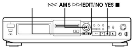 SONY MDSJE510 - Combinação de faixas gravadas (função de combinação) - 2