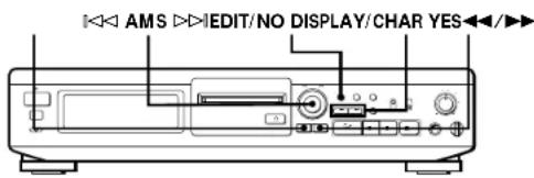 SONY MDSJE510 - (Función de titulación) - 1