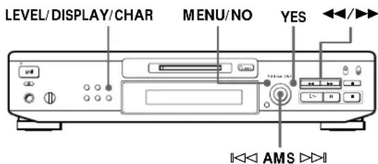 SONY MDSJE520 - Labeling Recordings (Title Function) - 1
