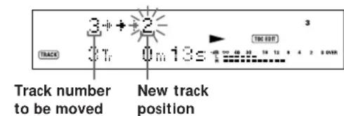 SONY MDSJE520 - Moving Recorded Tracks (Move Function) - 3