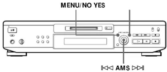 SONY MDSJE520 - Moving Recorded Tracks (Move Function) - 2