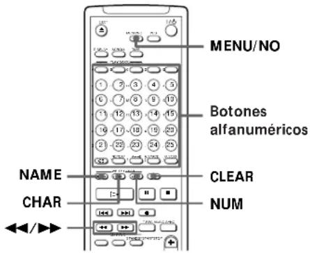 SONY MDSJE520 - Titulación de caniones y minidiscos con el telemando - 1