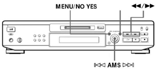 SONY MDSJE520 - División de canciones grabadas (Función de división) - 2