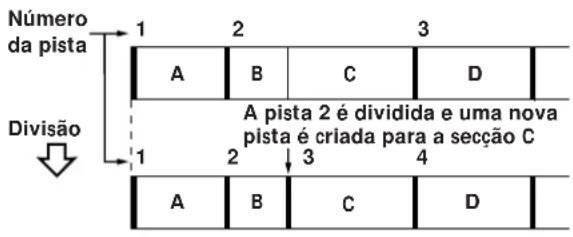 SONY MDSJE520 - Divisão de pistas gravadas (função de divisão) - 1