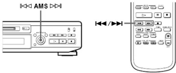 SONY MDSJE520 - Enregistrement sur des plages préexistantes - 1