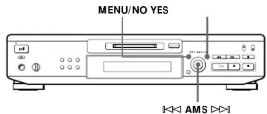 SONY MDSJE520 - Combinação de pistas gravadas (função de combinação) - 2