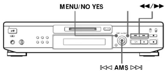 SONY MDSJE520 - Divisão de pistas gravadas (função de divisão) - 2