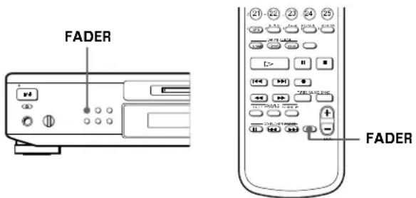 SONY MDSJE520 - Fading In and Out (Fader) - 1