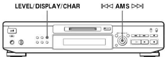 SONY MDSJE520 - Adjusting the Recording Level - 1
