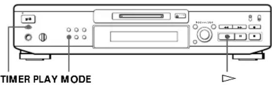 SONY MDSJE520 - Playing an MD Using a Timer - 1