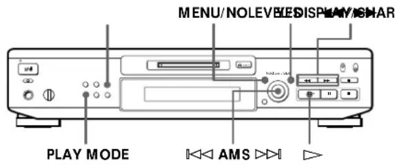 SONY MDSJE520 - Creating Your Own Program (Program Play) - 1