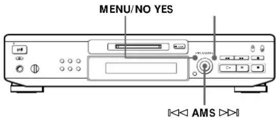SONY MDSJE520 - Annulation du dernier montage (fonction undo) - 1