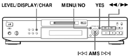SONY MDSJE520 - Titulación de grabaciones (Función de titulación) - 1