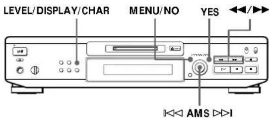 SONY MDSJE520 - Titrage d'un enregistrement (fonction title) - 1