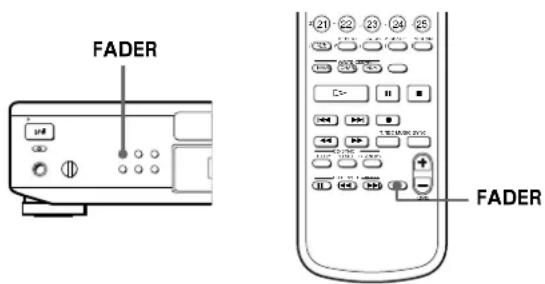 SONY MDSJE520 - Aumento e diminuicao gradual (Fader) - 1