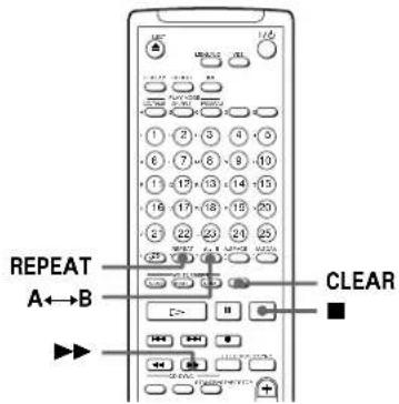 SONY MDSJE520 - Répétition d'un passage donné (répétition a-b) - 1