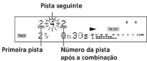 SONY MDSJE520 - Combinação de pistas gravadas (função de combinação) - 3