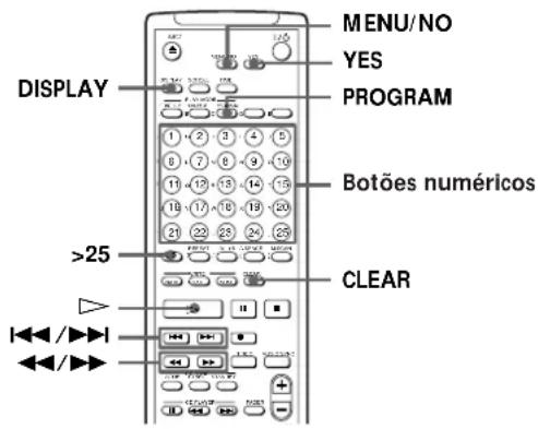 SONY MDSJE520 - Criação de seuis proprios programas (leitura programada) - 2
