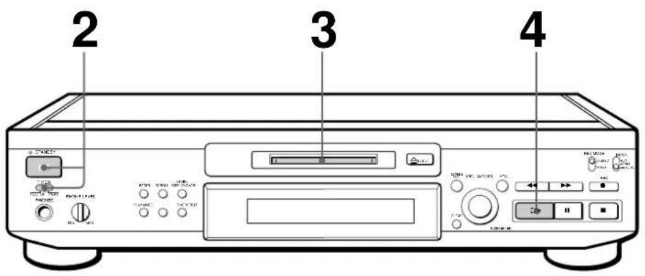 SONY MDSJE520 - Playing an MD - 1