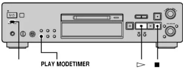 SONY MDSJB940 - Utilisation d'une horloge-programmateur - 1