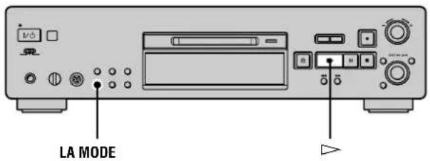 SONY MDSJB940 - Lecture des plages dans un ordre aléatoire (lecture aléatoire) - 1