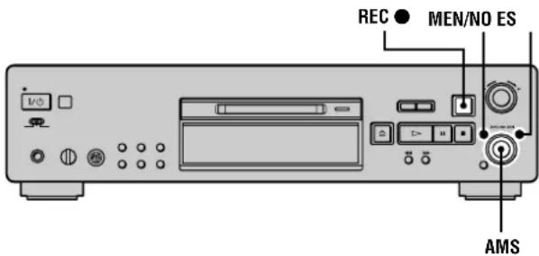 SONY MDSJB940 - Inscription des numéros de plage à l'enregistrement (marquage des plages) - 1