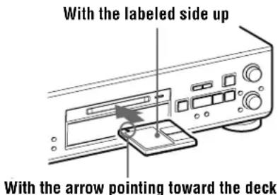 SONY MDSJB940 - Front panel description - 1
