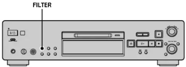 SONY MDSJB940 - Écoute avec des sonorités différentes (filtre numérique) - 1