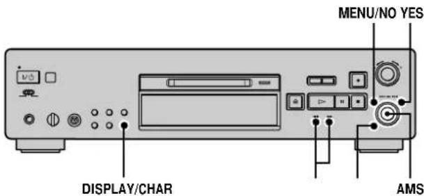 SONY MDSJB940 - Titrage d'une plage ou d'un MD (NAME) - 1
