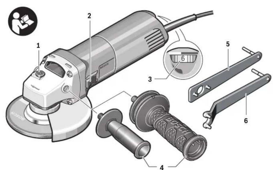 BOSCH GWS 6100 Professional - BOSCH - 8