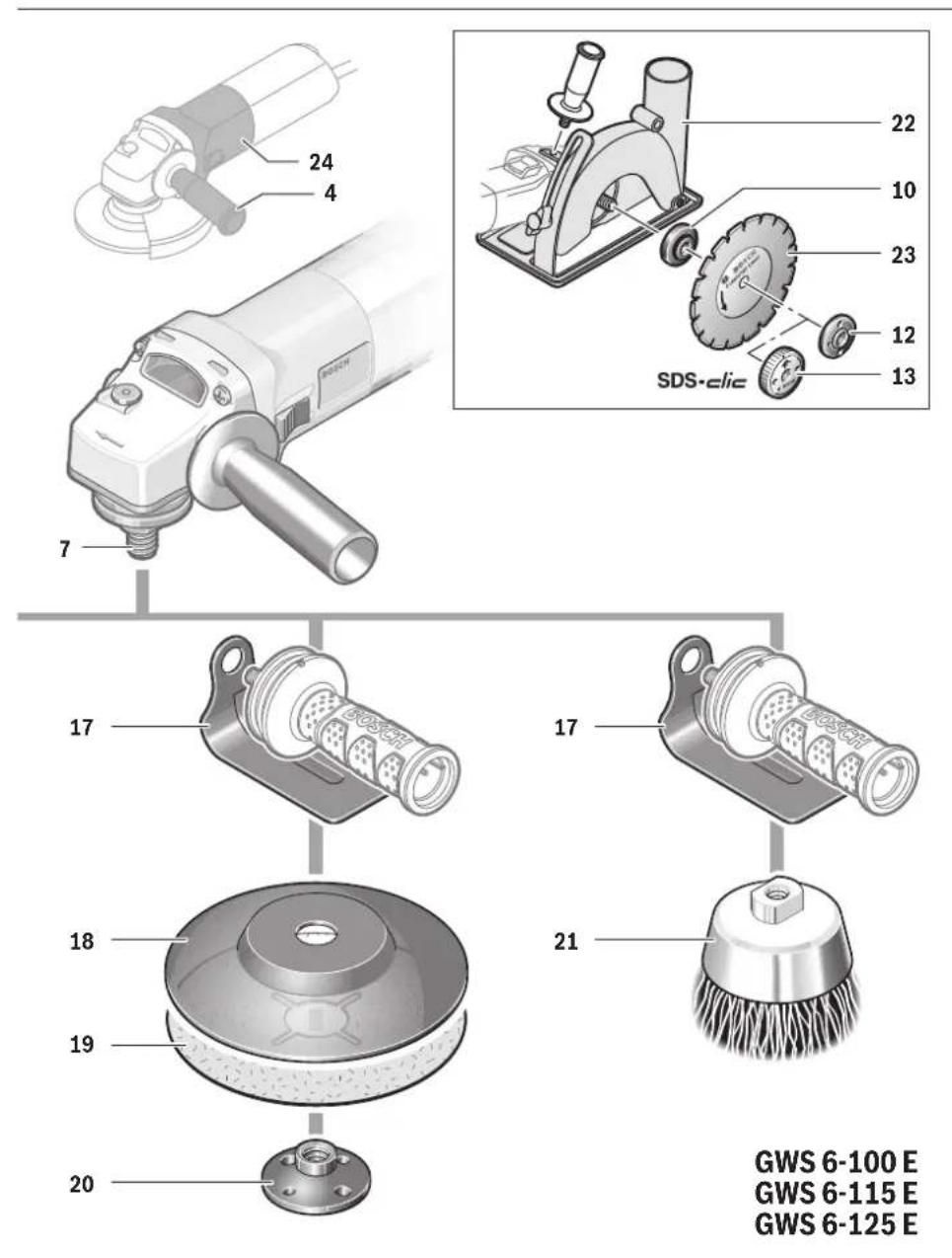 BOSCH GWS 6100 Professional - BOSCH - 12
