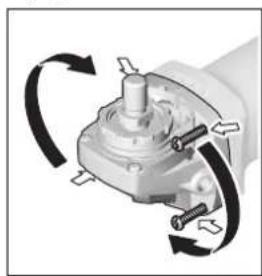 BOSCH GWS 9100 P Professional - Rotating the Machine Head - 1